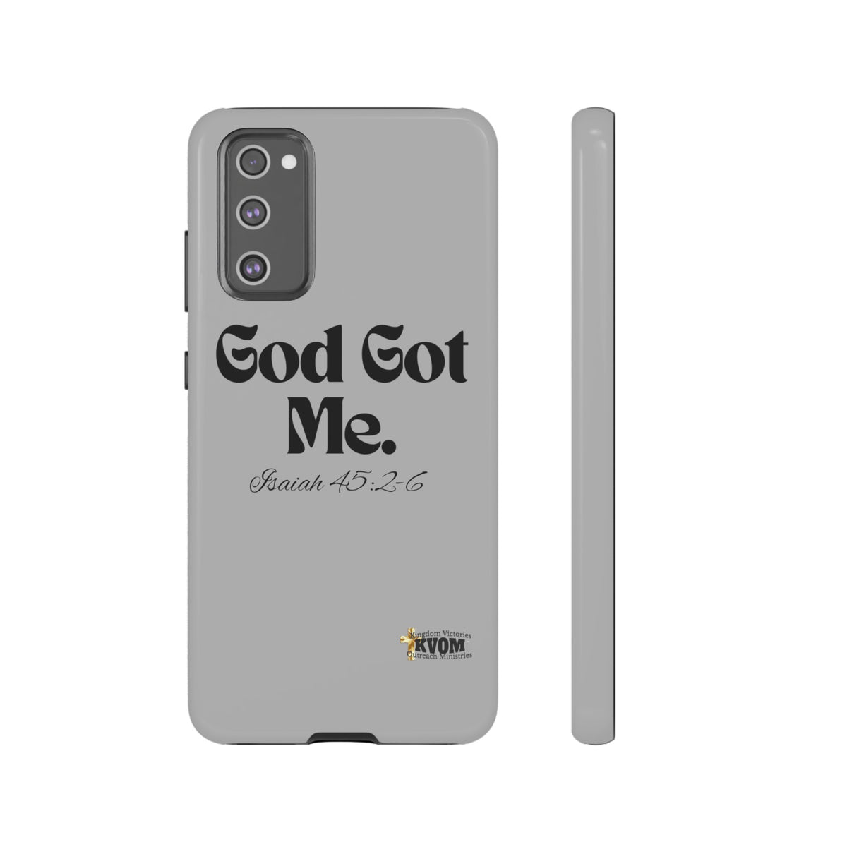 God Got Me KVOM Tough Case, Black Print