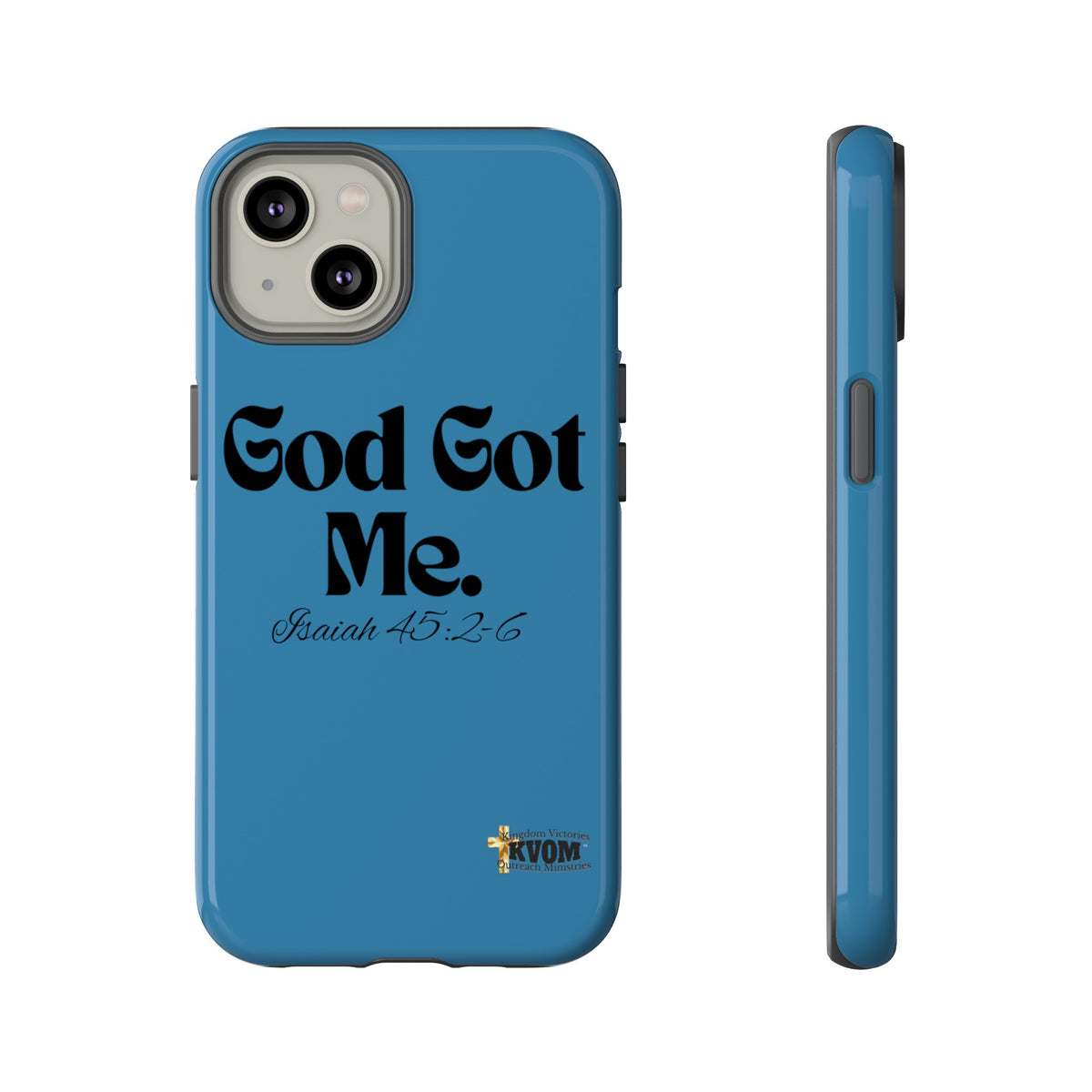 God Got Me KVOM Tough Case, Black Print