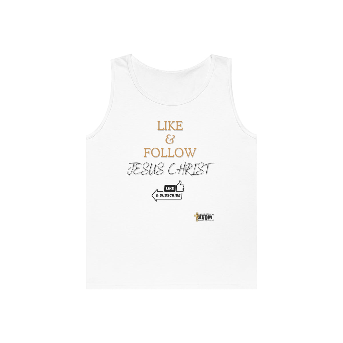 Like & Follow Jesus Men's Sports Jersey Tank