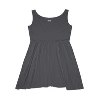 Don't Give Up On God Women's Skater Dress, Grey