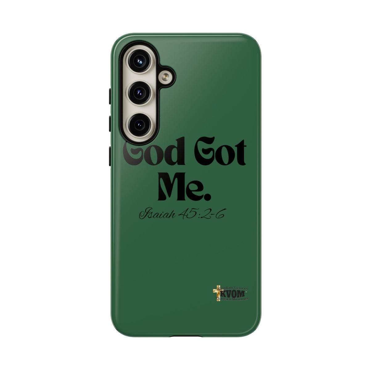 God Got Me KVOM Tough Case, Black Print