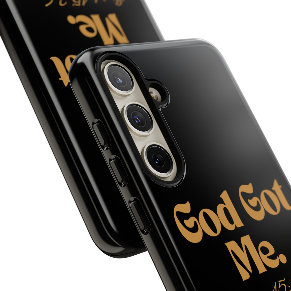 God Got Me KVOM Tough Case, Gold Print