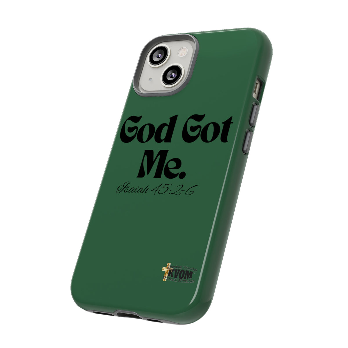 God Got Me KVOM Tough Case, Black Print