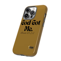 God Got Me KVOM Tough Case, Black Print