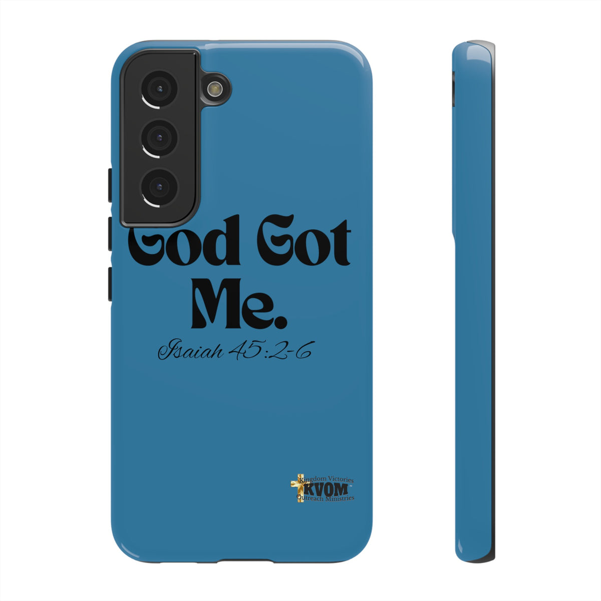 God Got Me KVOM Tough Case, Black Print