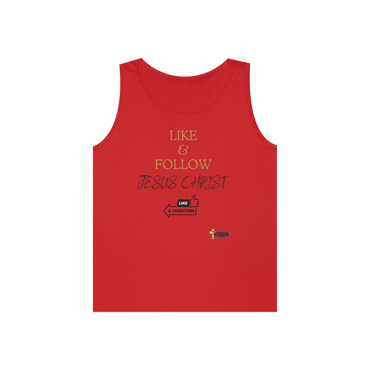 Like & Follow Jesus Men's Sports Jersey Tank