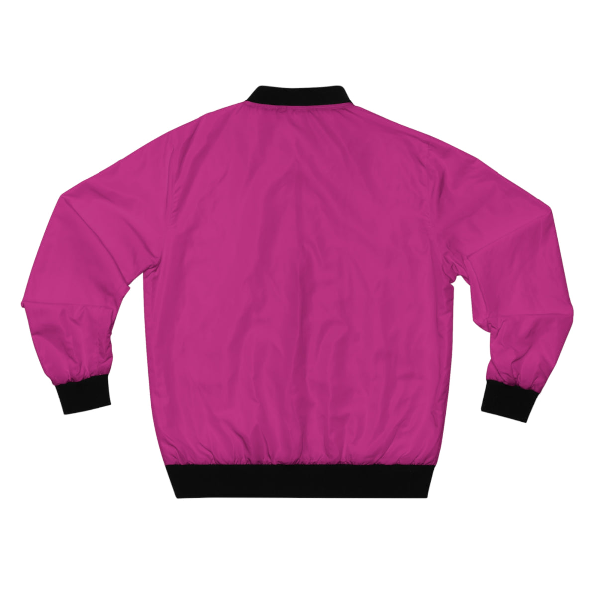 KVOM Logo Men's Bomber Jacket: Berry Pink