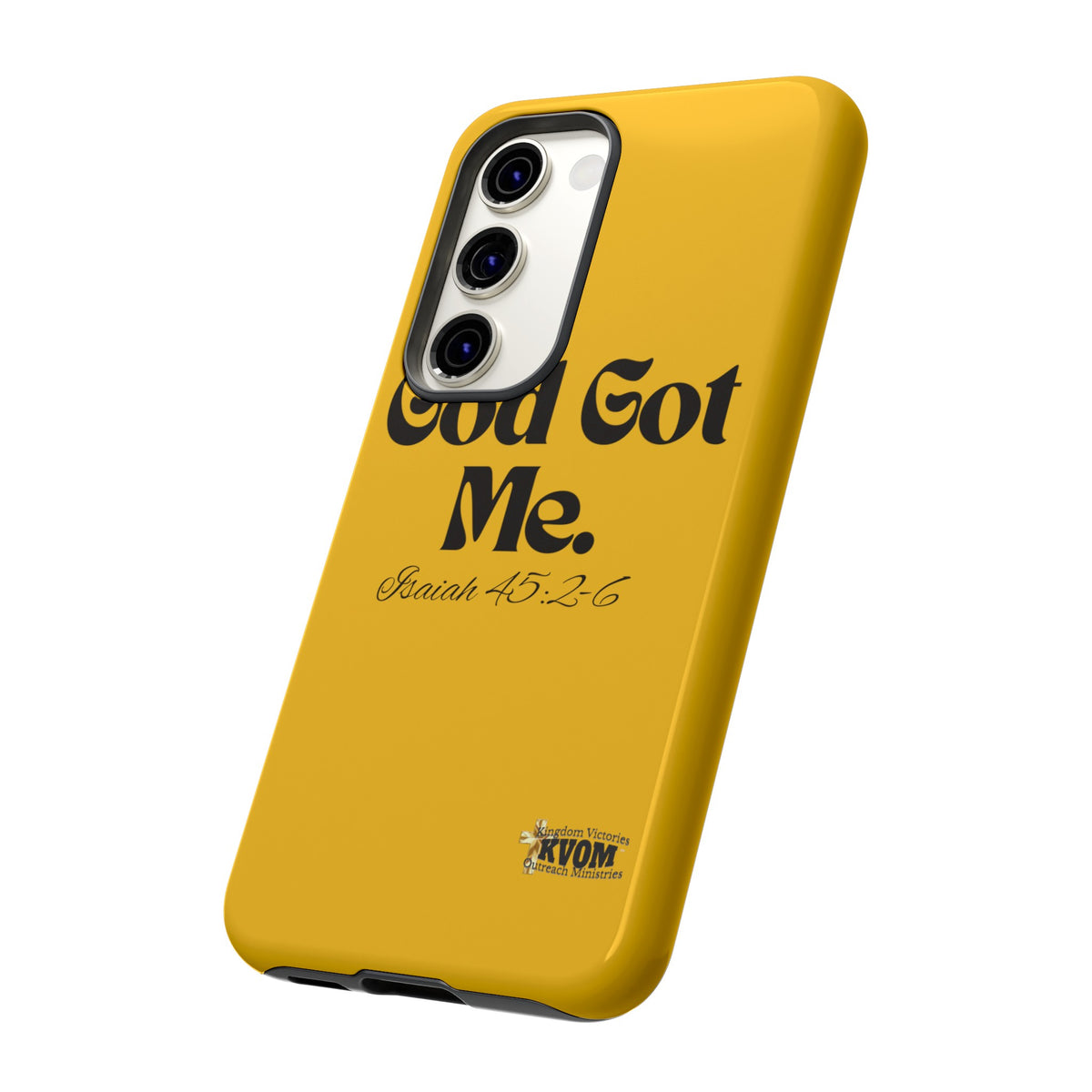 God Got Me KVOM Tough Case, Black Print