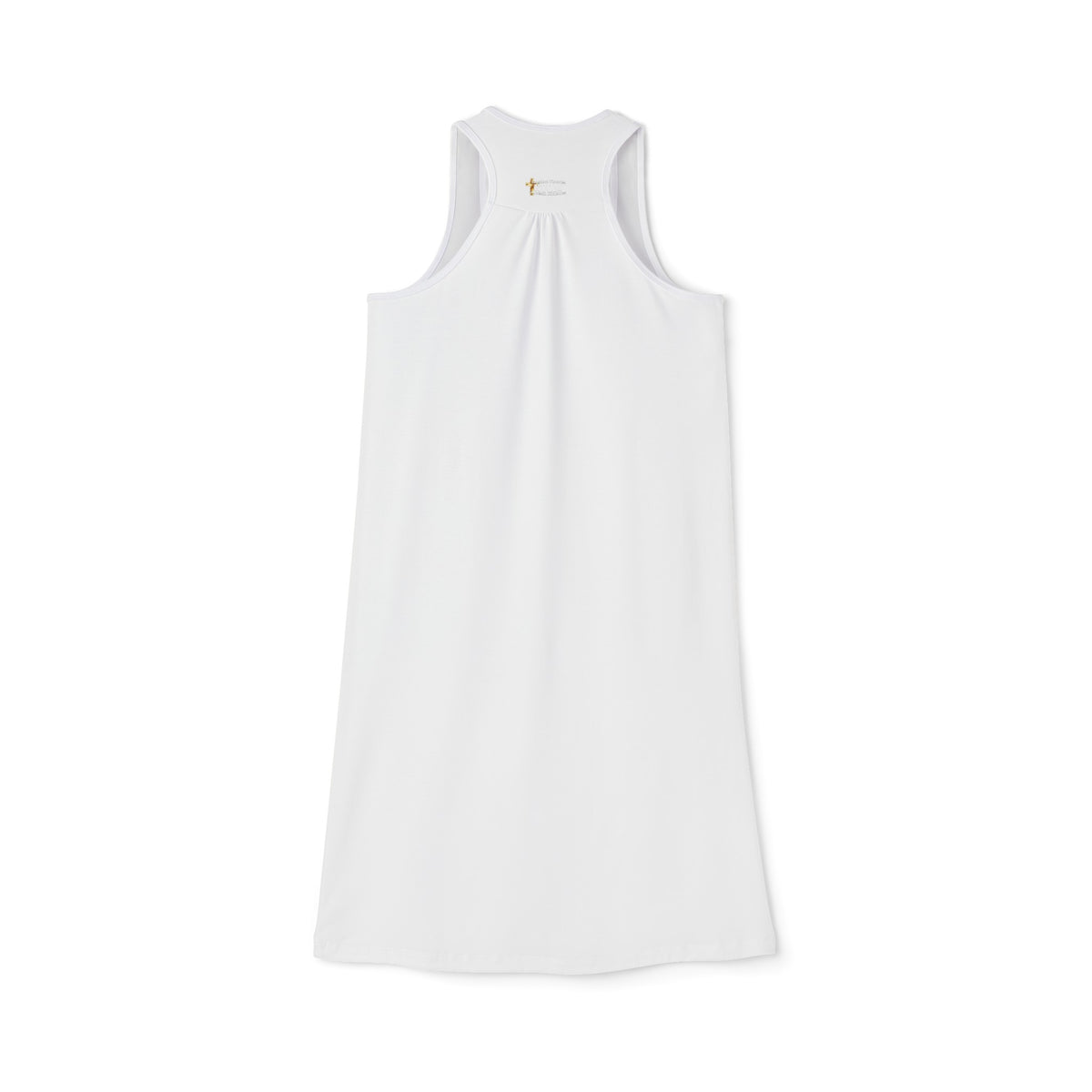 Don't Give Up On God Women's Lengthy Dress, White