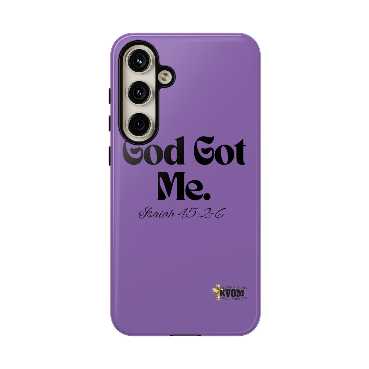 God Got Me KVOM Tough Case, Black Print