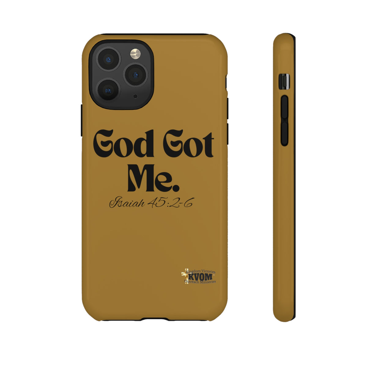 God Got Me KVOM Tough Case, Black Print