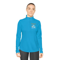 Christ The King Ladies Zip-Neck Pullover