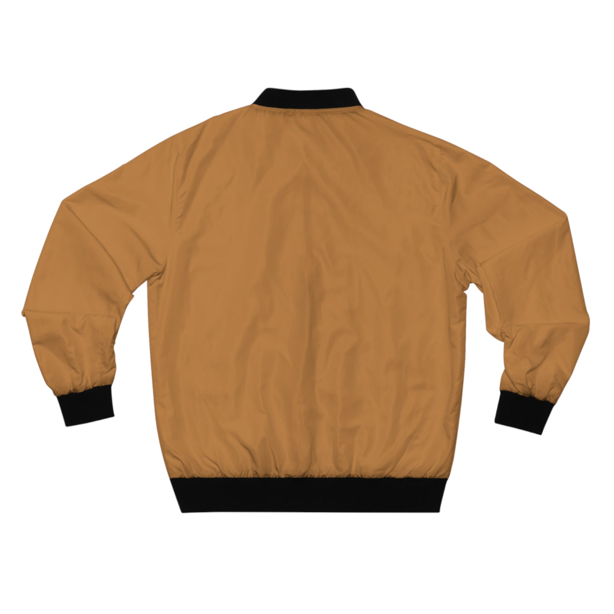 KVOM Logo Men's Bomber Jacket: Tan