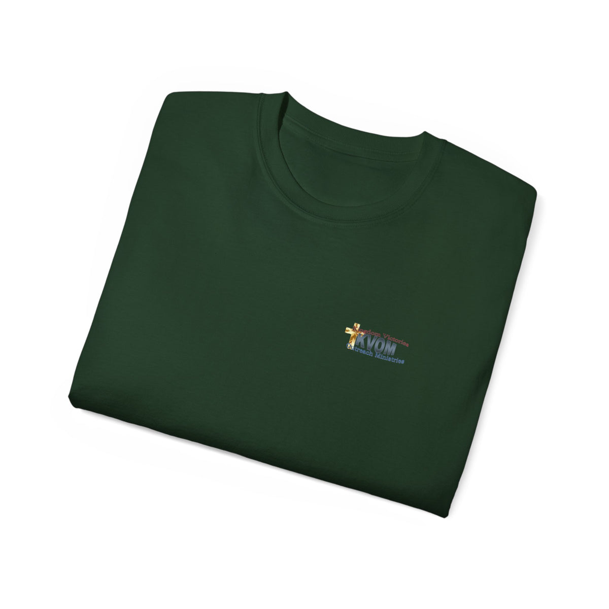 KVOM Blue Logo  Essentials Tee