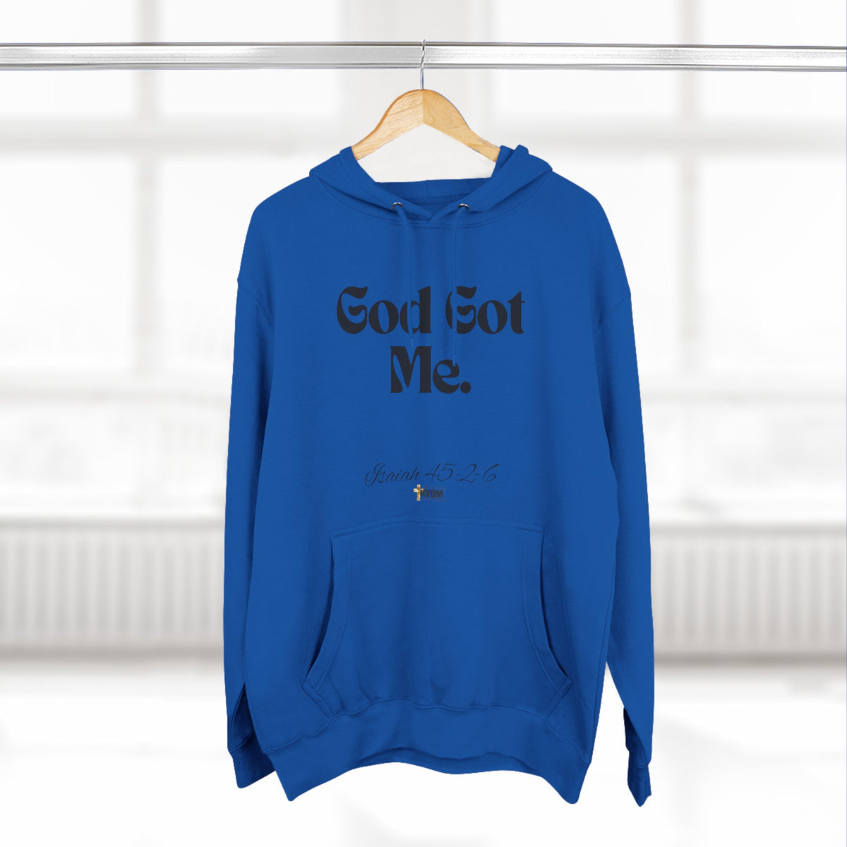 God Got Me Three-Panel Fleece Hoodie