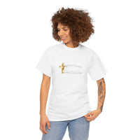 KVOM Logo White on White Mid T-Shirt