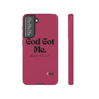 God Got Me KVOM Tough Case, Black Print