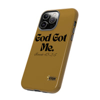 God Got Me KVOM Tough Case, Black Print