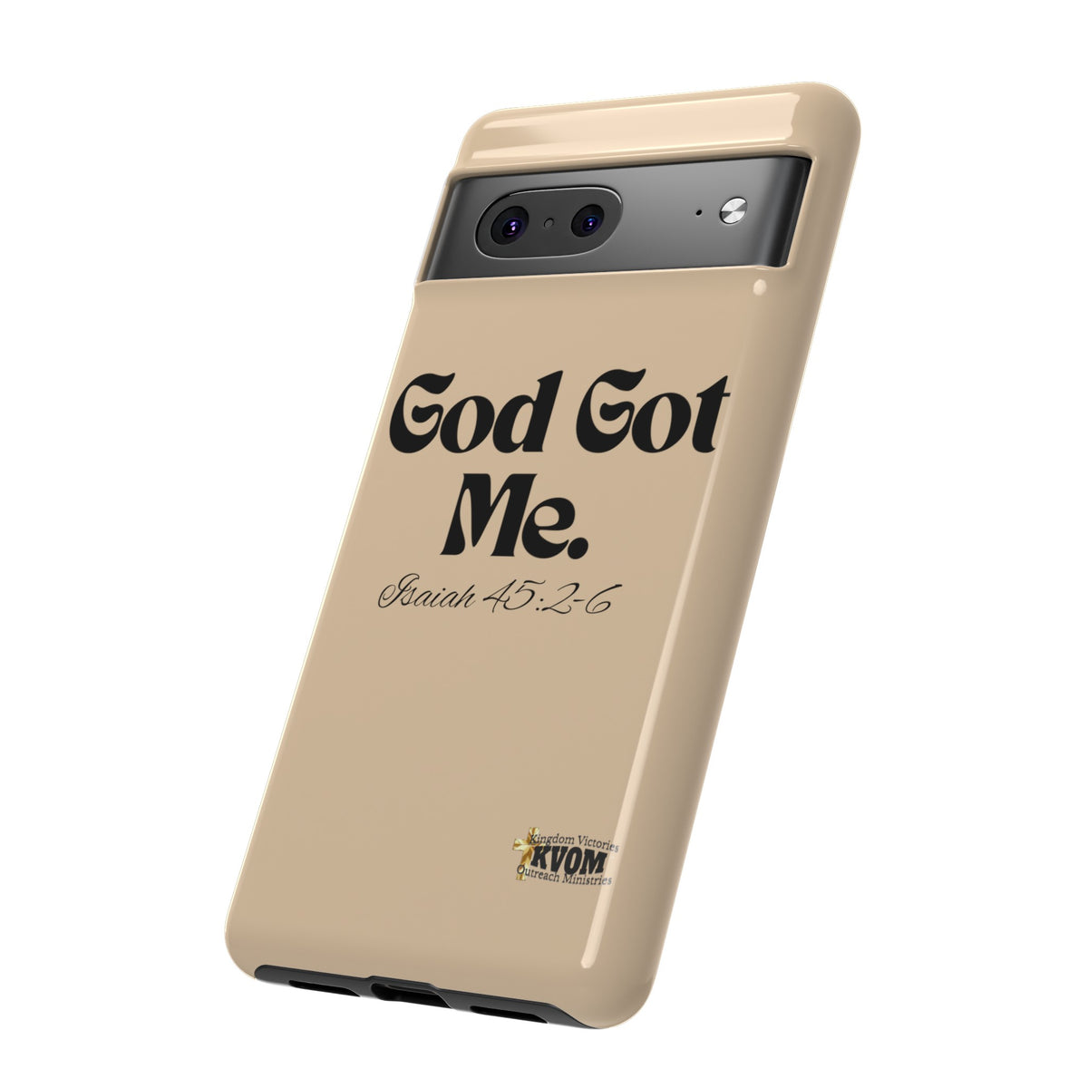 God Got Me KVOM Tough Case, Black Print