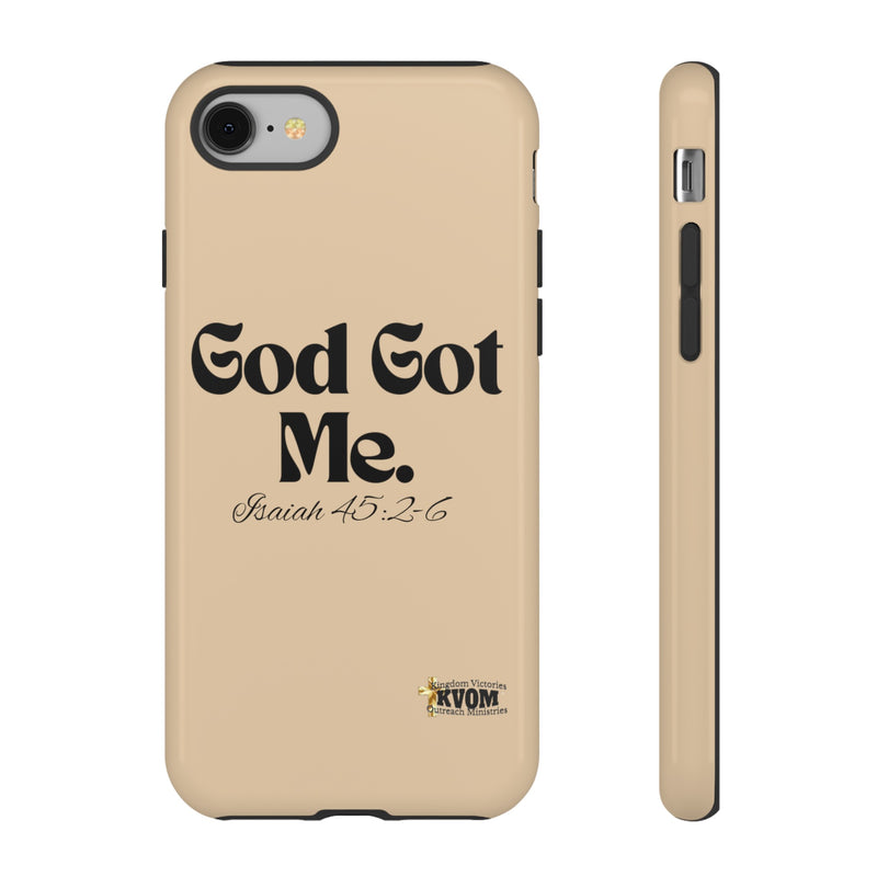 God Got Me KVOM Tough Case, Black Print