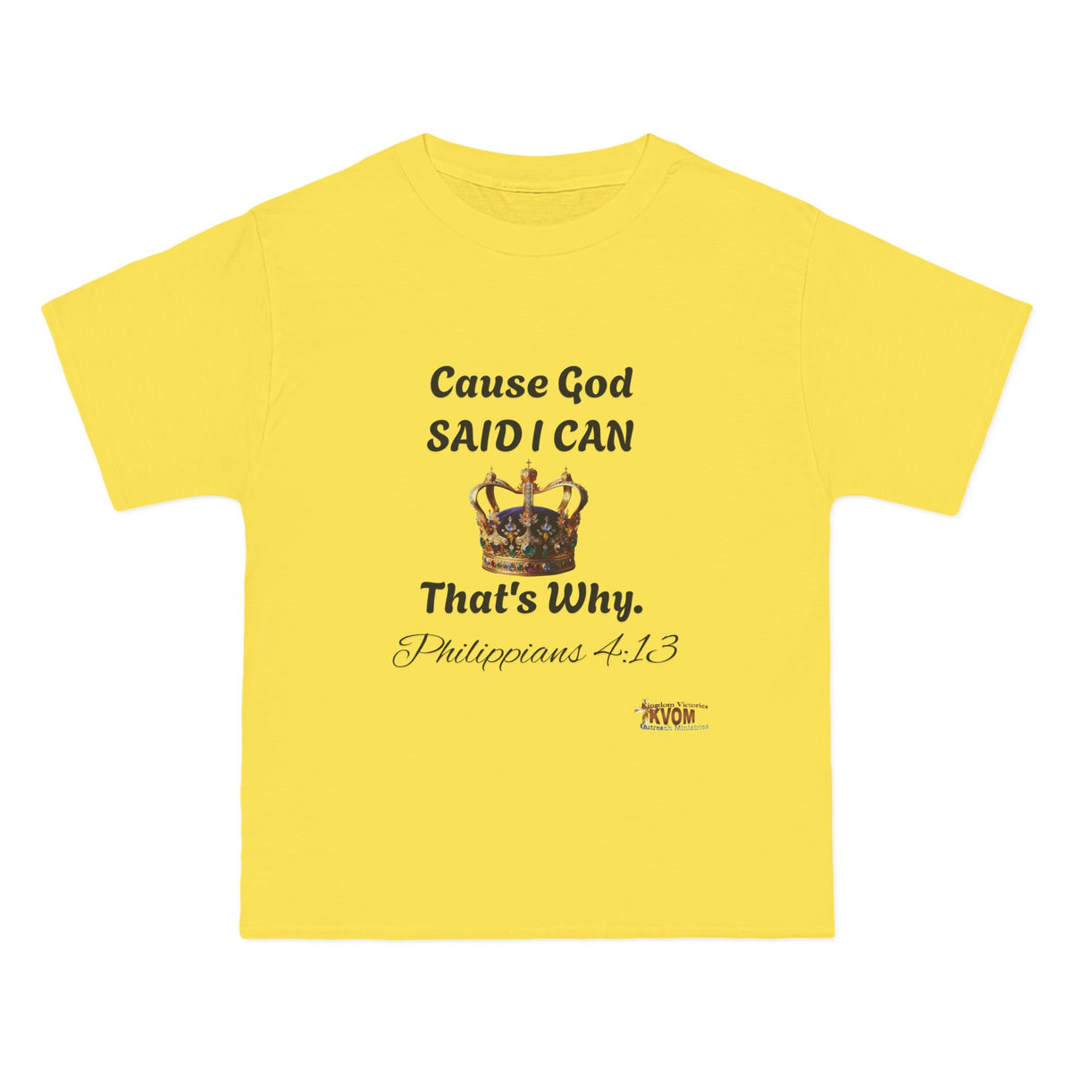 Cause God Said I Can Relaxed Fit Short-Sleeve T-Shirt