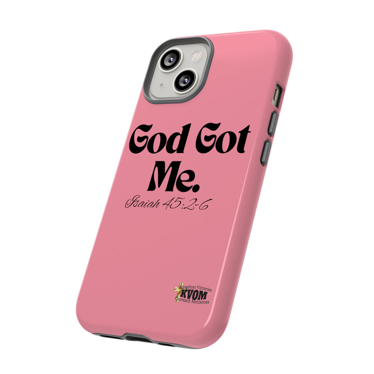 God Got Me KVOM Tough Case, Black Print