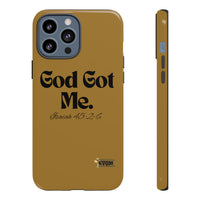 God Got Me KVOM Tough Case, Black Print