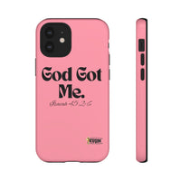 God Got Me KVOM Tough Case, Black Print