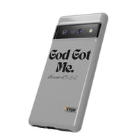 God Got Me KVOM Tough Case, Black Print