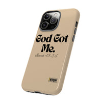 God Got Me KVOM Tough Case, Black Print