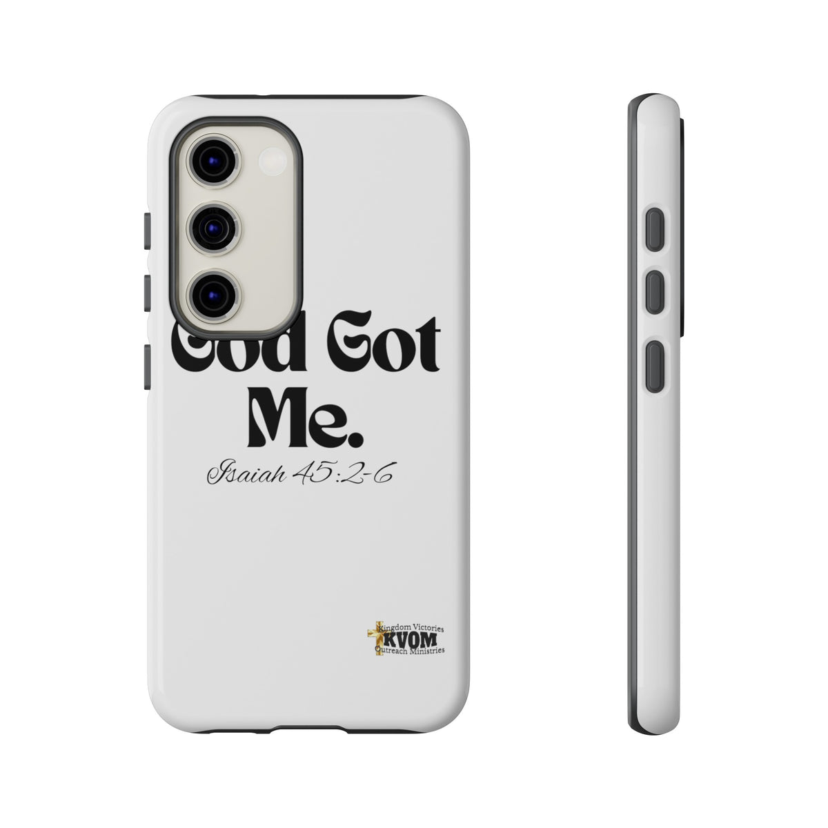 God Got Me KVOM Tough Case, Black Print