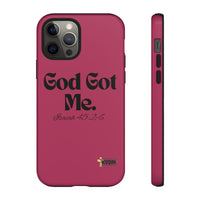 God Got Me KVOM Tough Case, Black Print