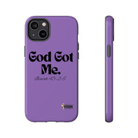 God Got Me KVOM Tough Case, Black Print