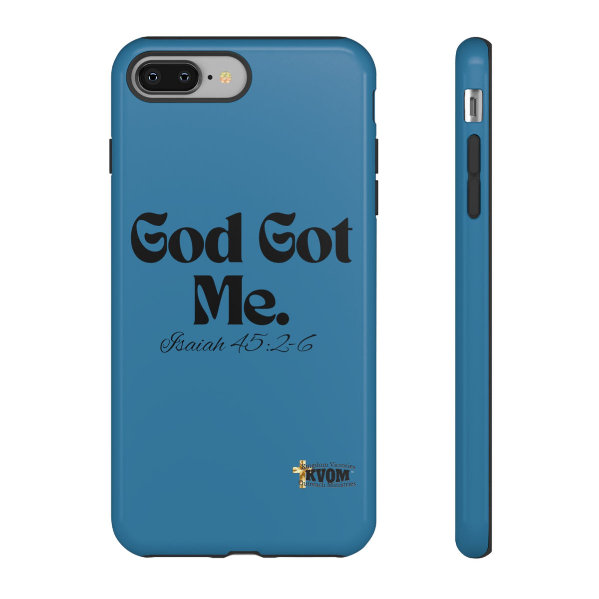 God Got Me KVOM Tough Case, Black Print