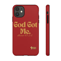 God Got Me KVOM Tough Case, Gold Print