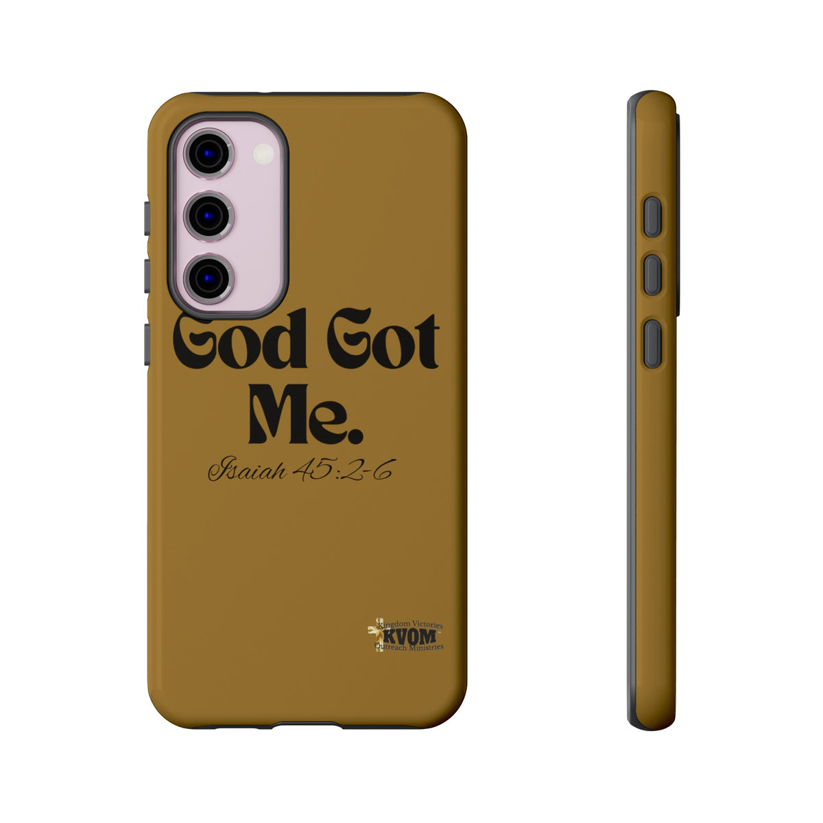 God Got Me KVOM Tough Case, Black Print