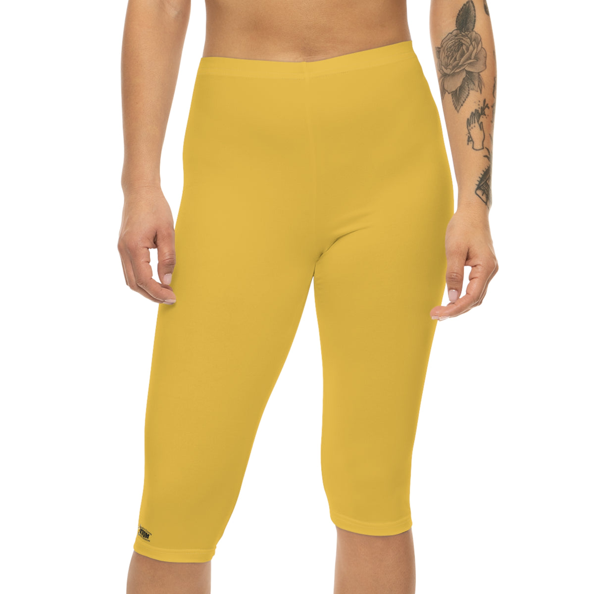 Loving Myself & Jesus Sunflowers Women’s Mid-Length Leggings