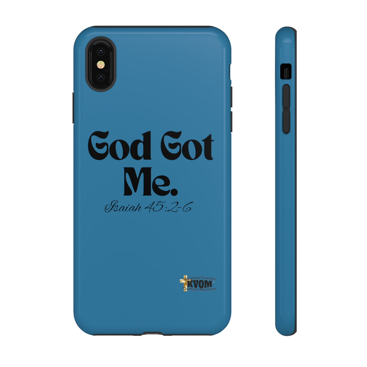 God Got Me KVOM Tough Case, Black Print