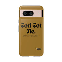 God Got Me KVOM Tough Case, Black Print