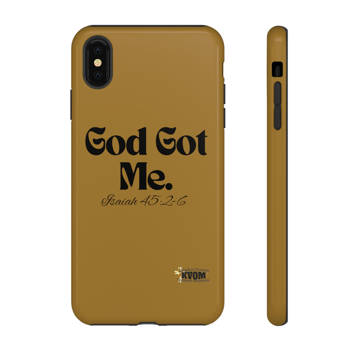 God Got Me KVOM Tough Case, Black Print