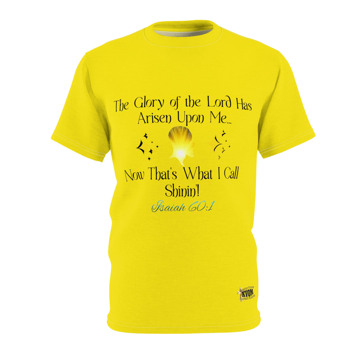 The Glory of The Lord Has Arisen Men's T-Shirt, Sun Yellow