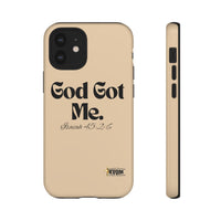 God Got Me KVOM Tough Case, Black Print