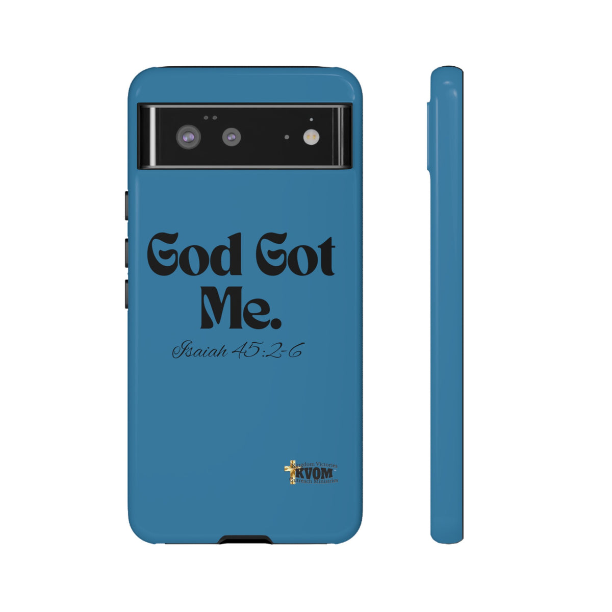 God Got Me KVOM Tough Case, Black Print