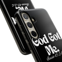 God Got Me KVOM Tough Case, White Print