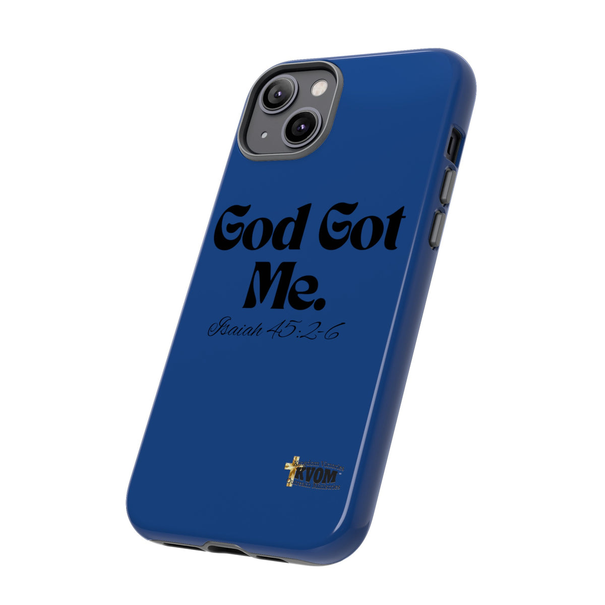 God Got Me KVOM Tough Case, Black Print