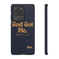 God Got Me KVOM Tough Case, Gold Print