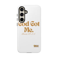 God Got Me KVOM Tough Case, Gold Print