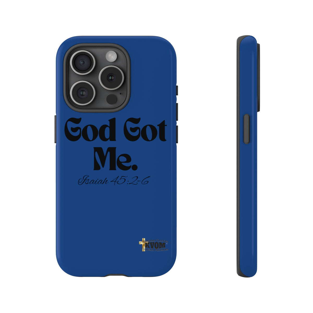 God Got Me KVOM Tough Case, Black Print