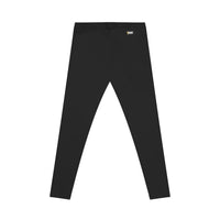 God Got Me Women's Casual Leggings, Black, White Logo