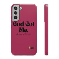 God Got Me KVOM Tough Case, Black Print